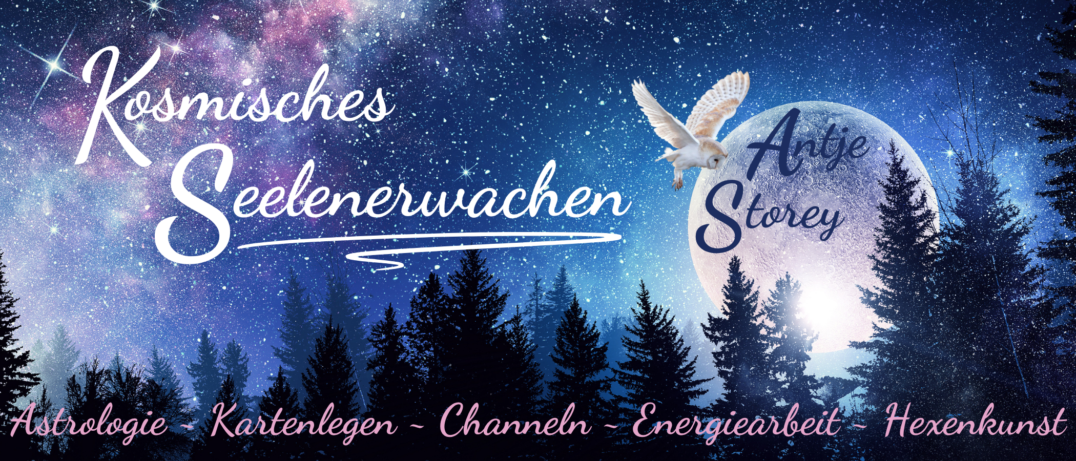 Antje Storey 2026 Kosmisches Seelenerwachen HP Startseite Banner